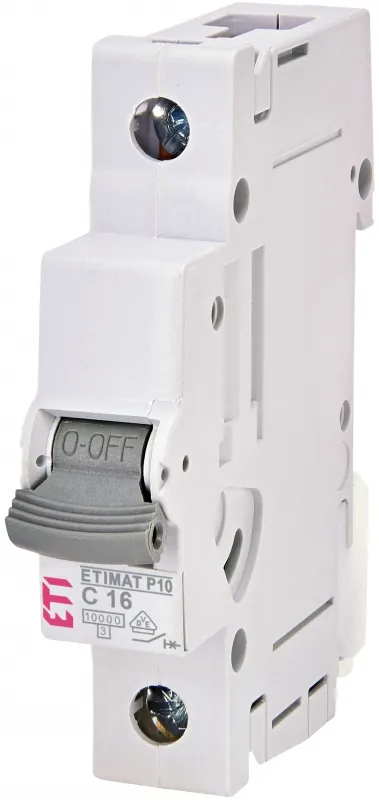 Automātiskais slēdzis ETIMAT P10 1p B16  15kA 001901510
