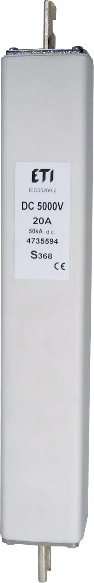 Drošinātājs SZDBH/368 aR 20A/5000V DC 004735594