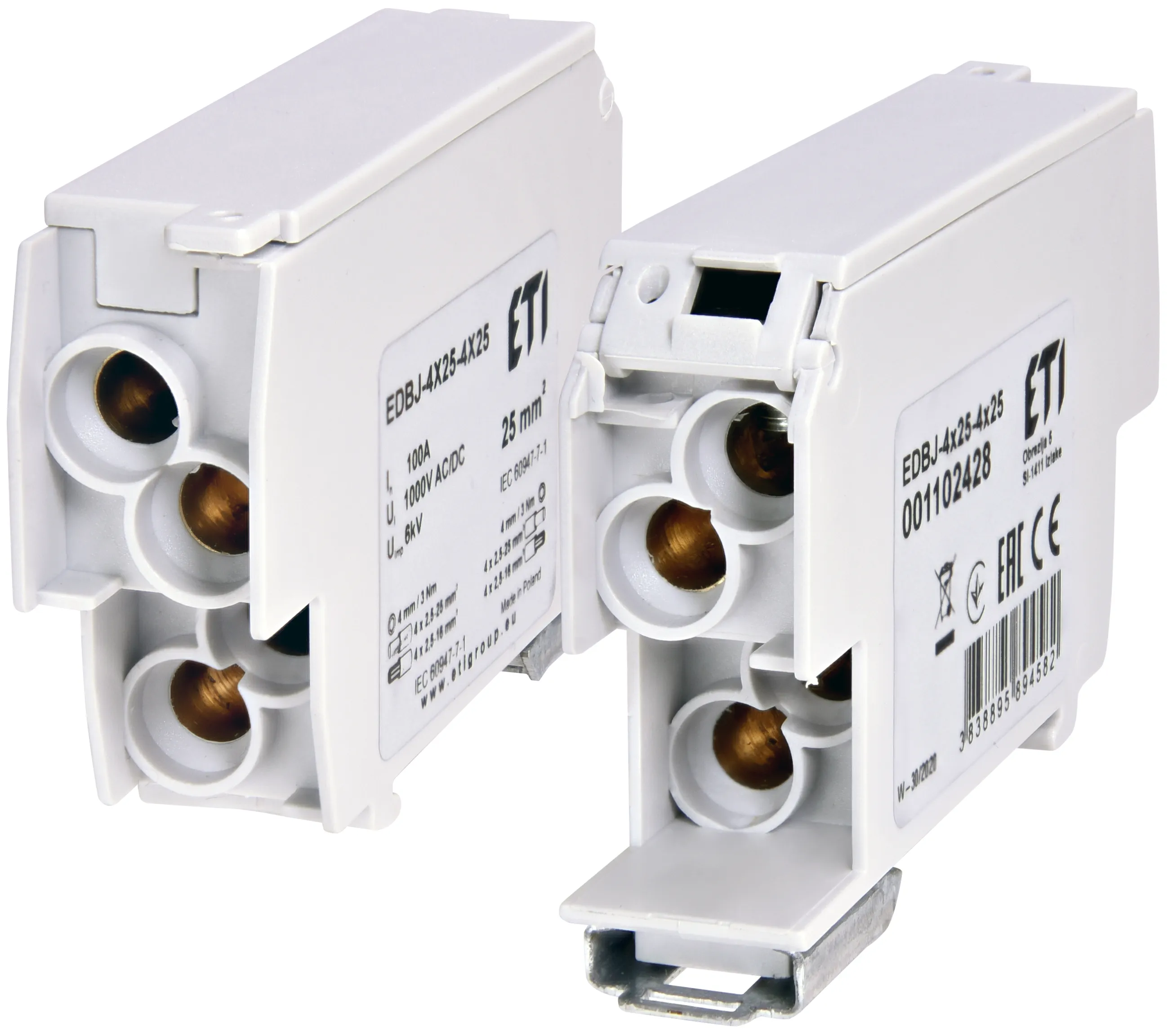 Sadales bloks EDBJ-4x25-4x25 001102428