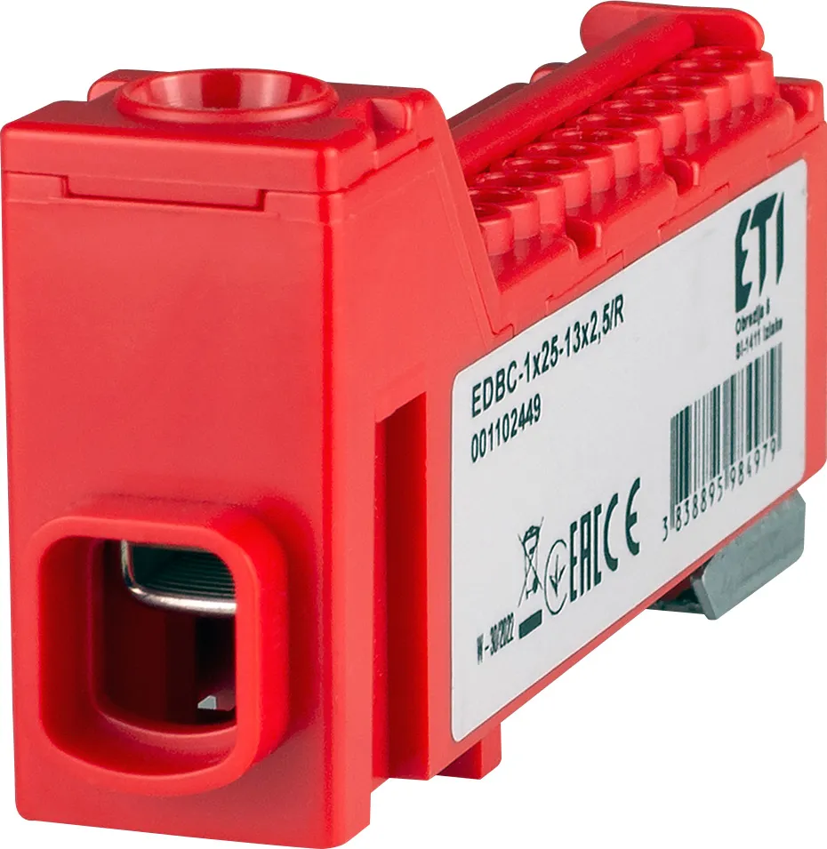 Sadales bloks EDBC-1x25-13x2,5/R 001102449