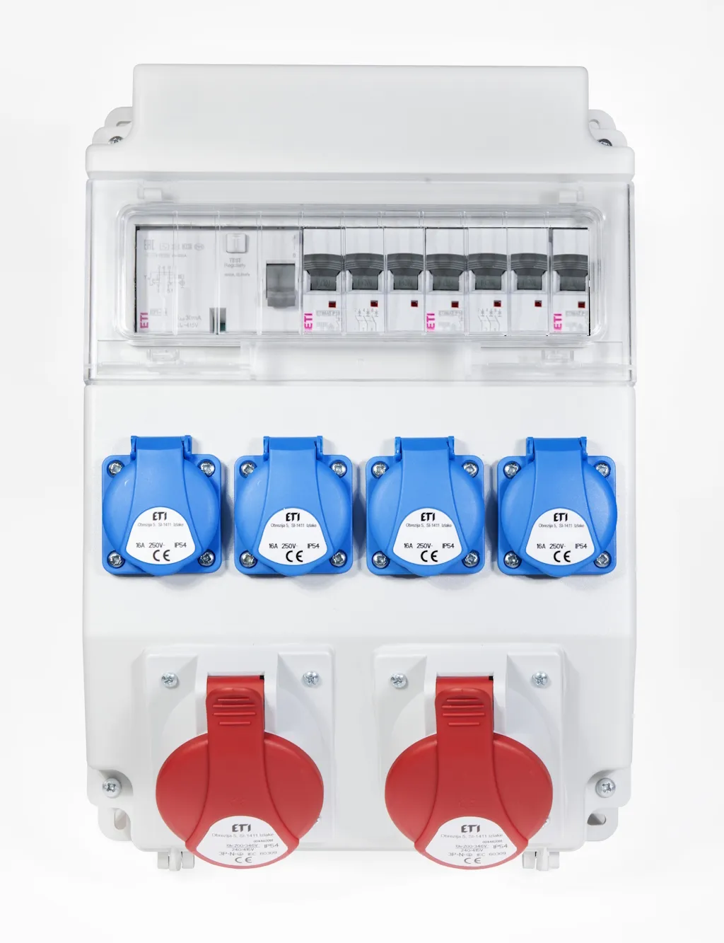 Sadalošais panelis EDS11 RCD 4S/2 16/32 B 001105260