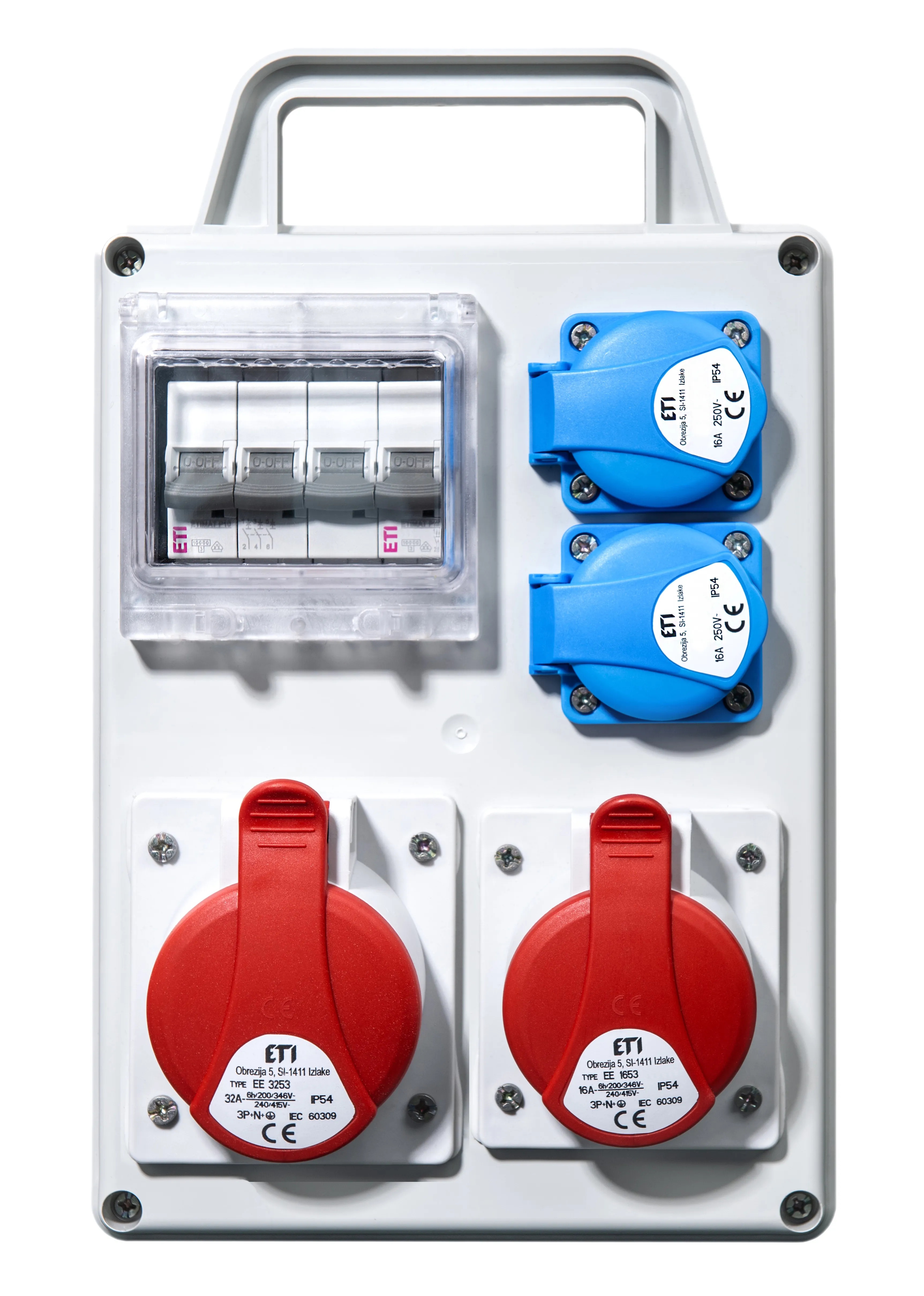 Sadalošais panelis EDS4D 2/2 16/32 B+C 001105828