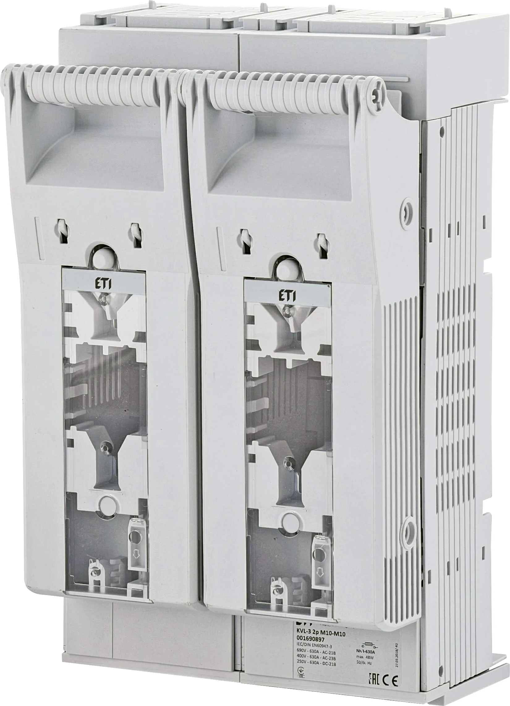 Drošinātāju blokslēdzis KVL-3 2p M10-M10 001690897