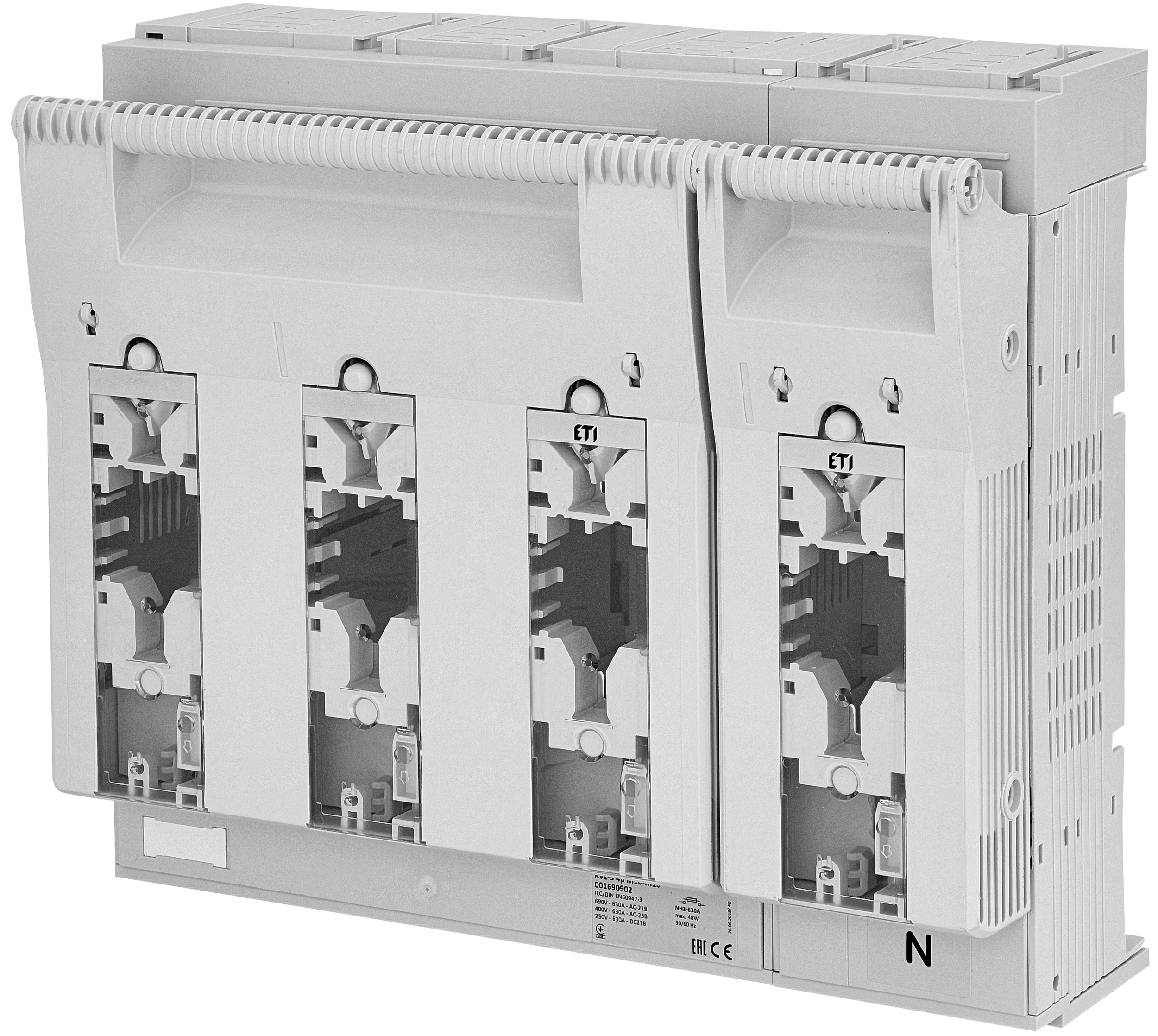 Drošinātāju blokslēdzis KVL-3 4p M10-M10 001690902