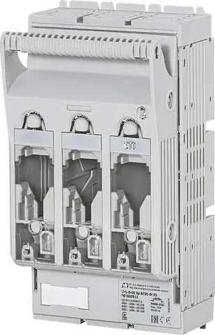 Drošinātāju blokslēdzis KVL-B-00 3p BC95-BC95 001690911