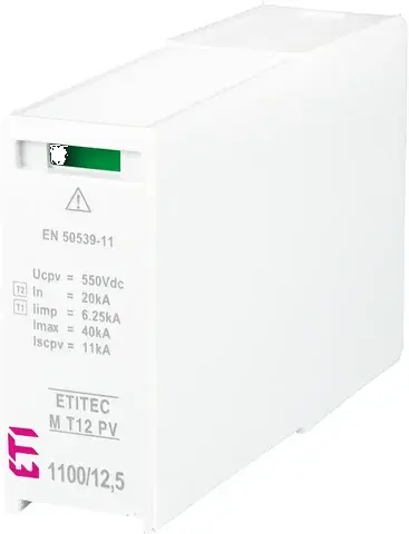 Pārsprieguma ierobežotājs MOD. M T12 PV 550/6,25 S 002440520