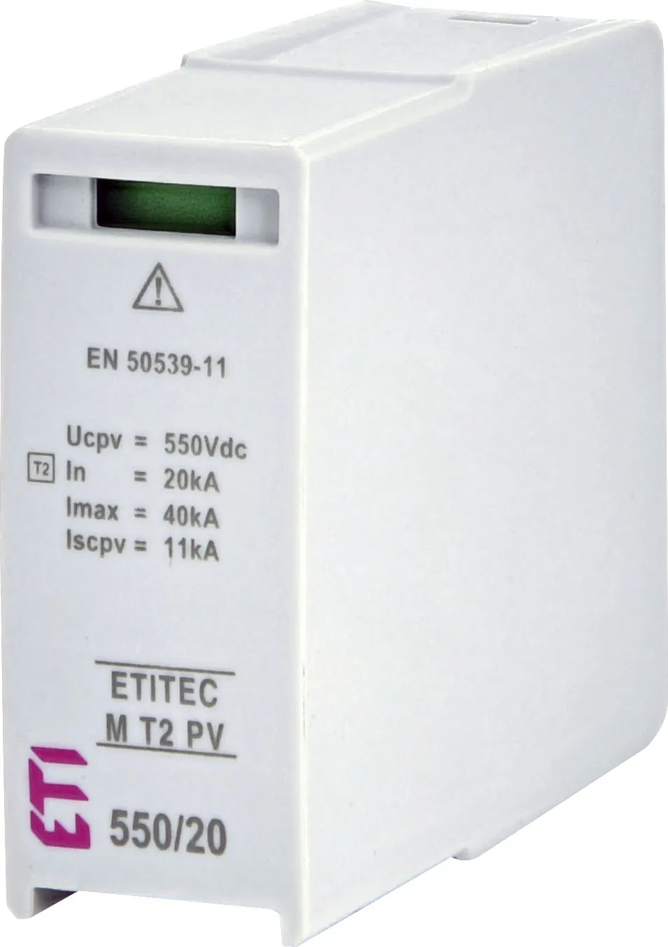 Pārsprieguma ierobežotājs MOD. M T2 PV 750/20 002440524