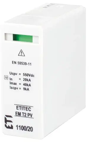 Pārsprieguma ierobežotājs MOD. EM T2 PV 750/20 002440628