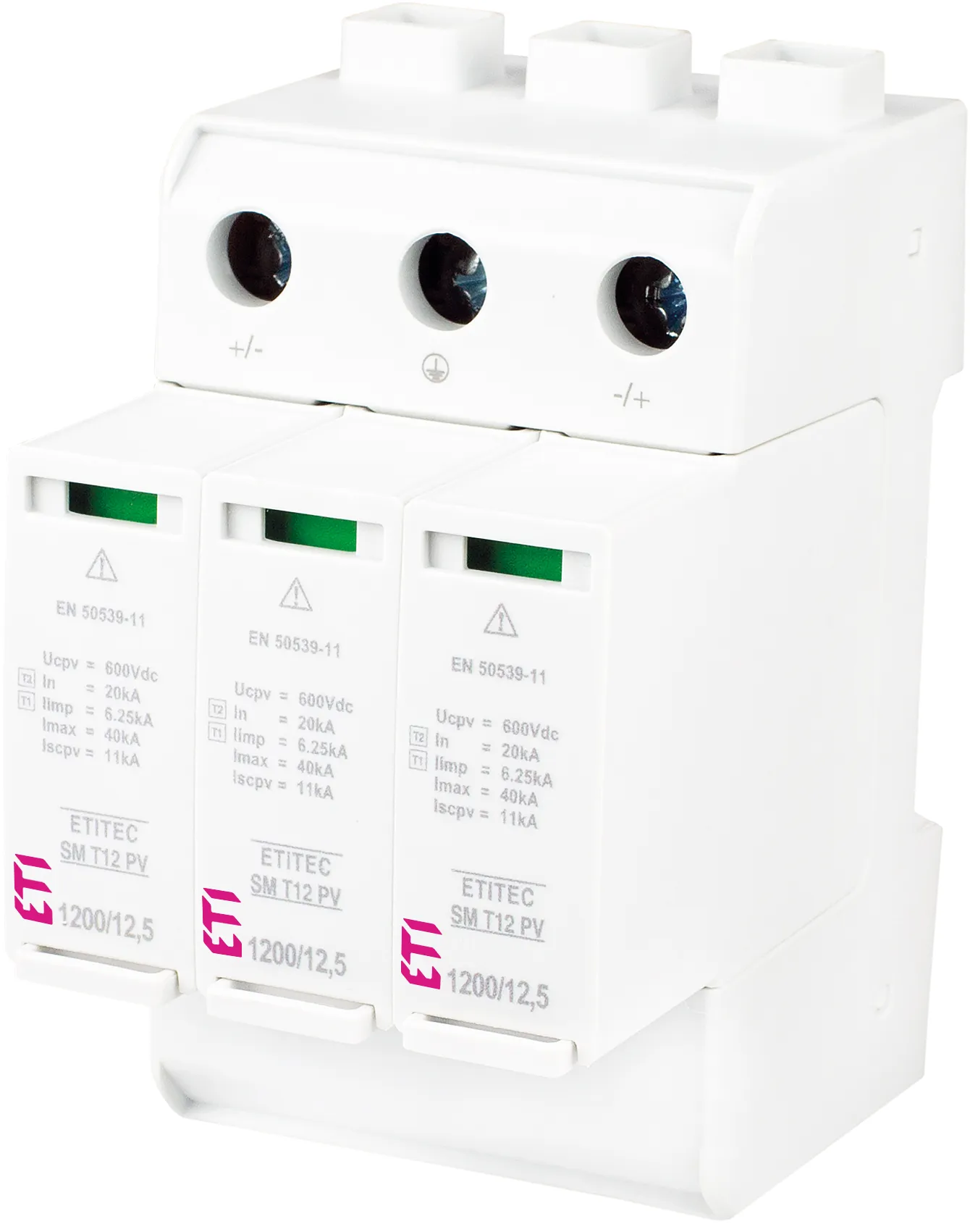 Pārsprieguma ierobežotājs ETITEC SM T12PV 1200/12,5Y RC 002440631