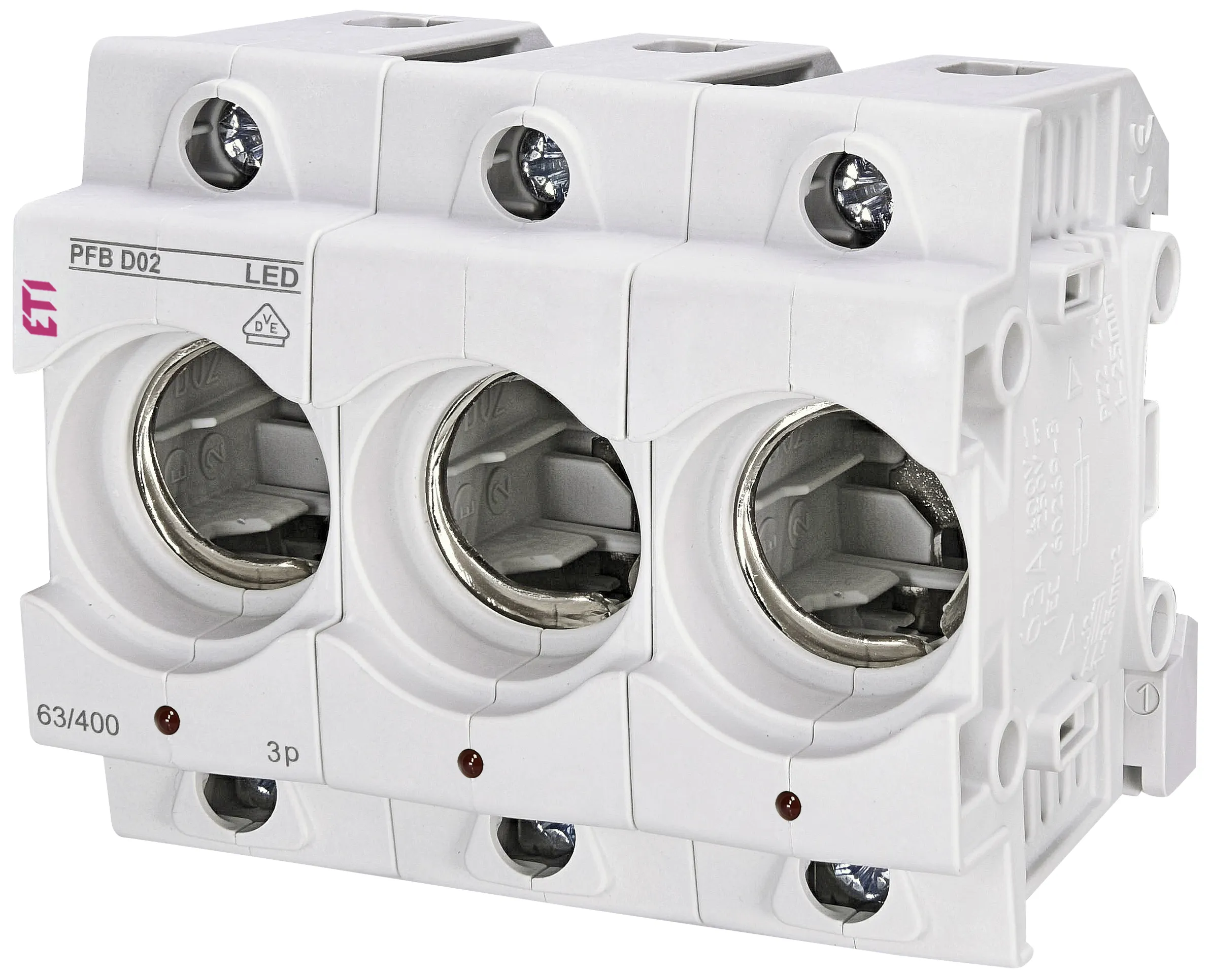 Drosinātāja pamatne PFB D02 3p LED 002510024