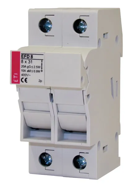 Drošinātāju blokslēdzis EFD 8 1p+N L AD 002520307