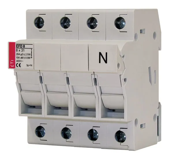 Drošinātāju blokslēdzis EFD 8 3p+N L AD 002520308