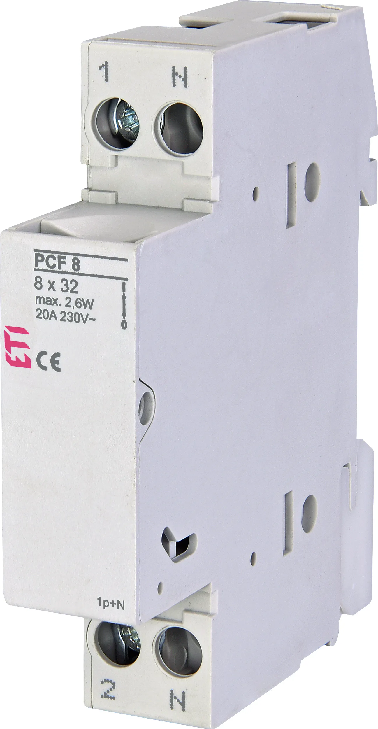 Drošinātāju blokslēdzis PCF 8 1p+N 002530002