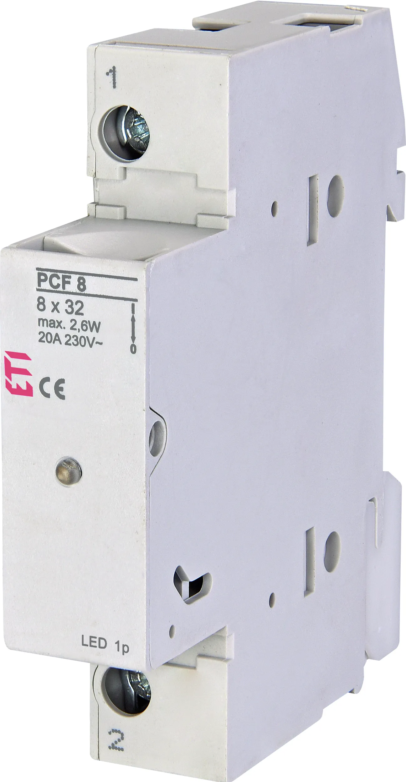 Drošinātāju blokslēdzis PCF 8 1p LED 002530011