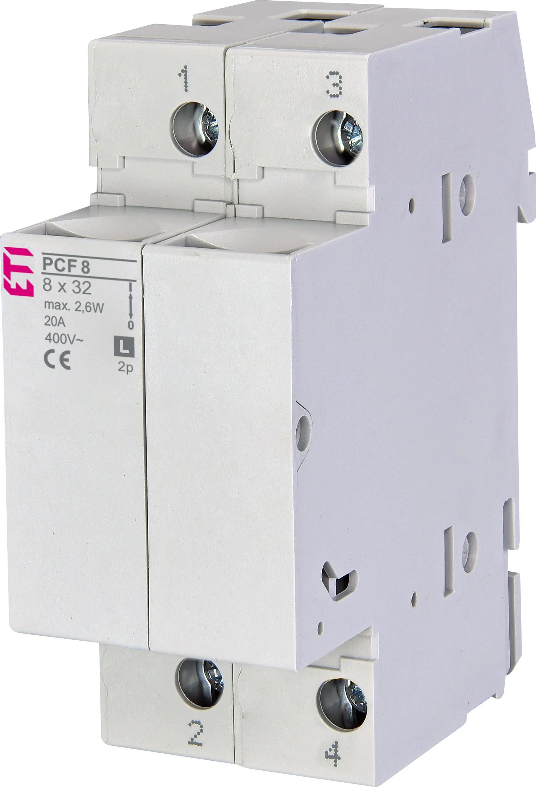 Drošinātāju blokslēdzis PCF 8 2p L 002531003
