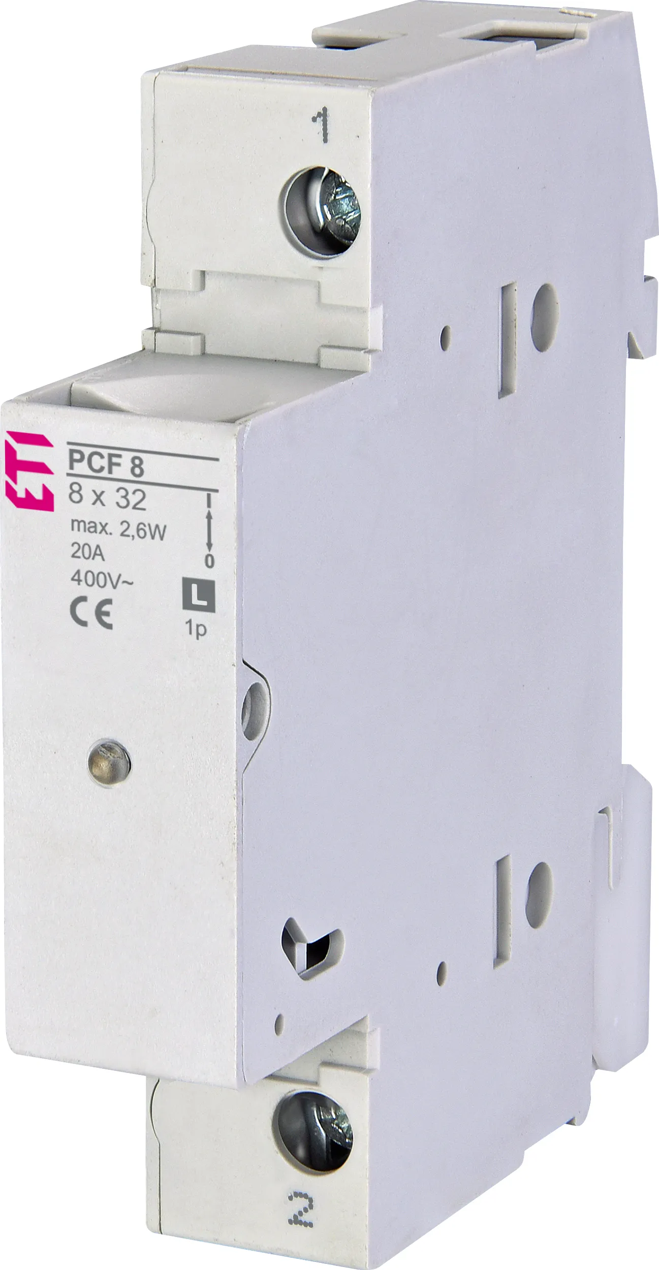 Drošinātāju blokslēdzis PCF 8 1p LED L 002531011