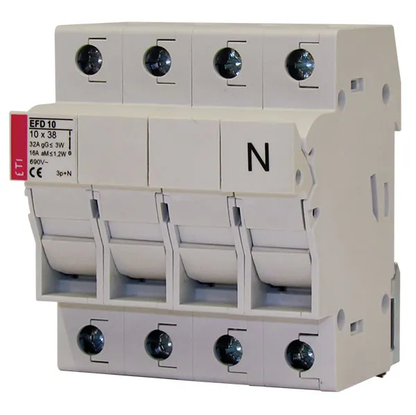 Drošinātāju blokslēdzis EFD 10 3p+N LED L AD 002540318