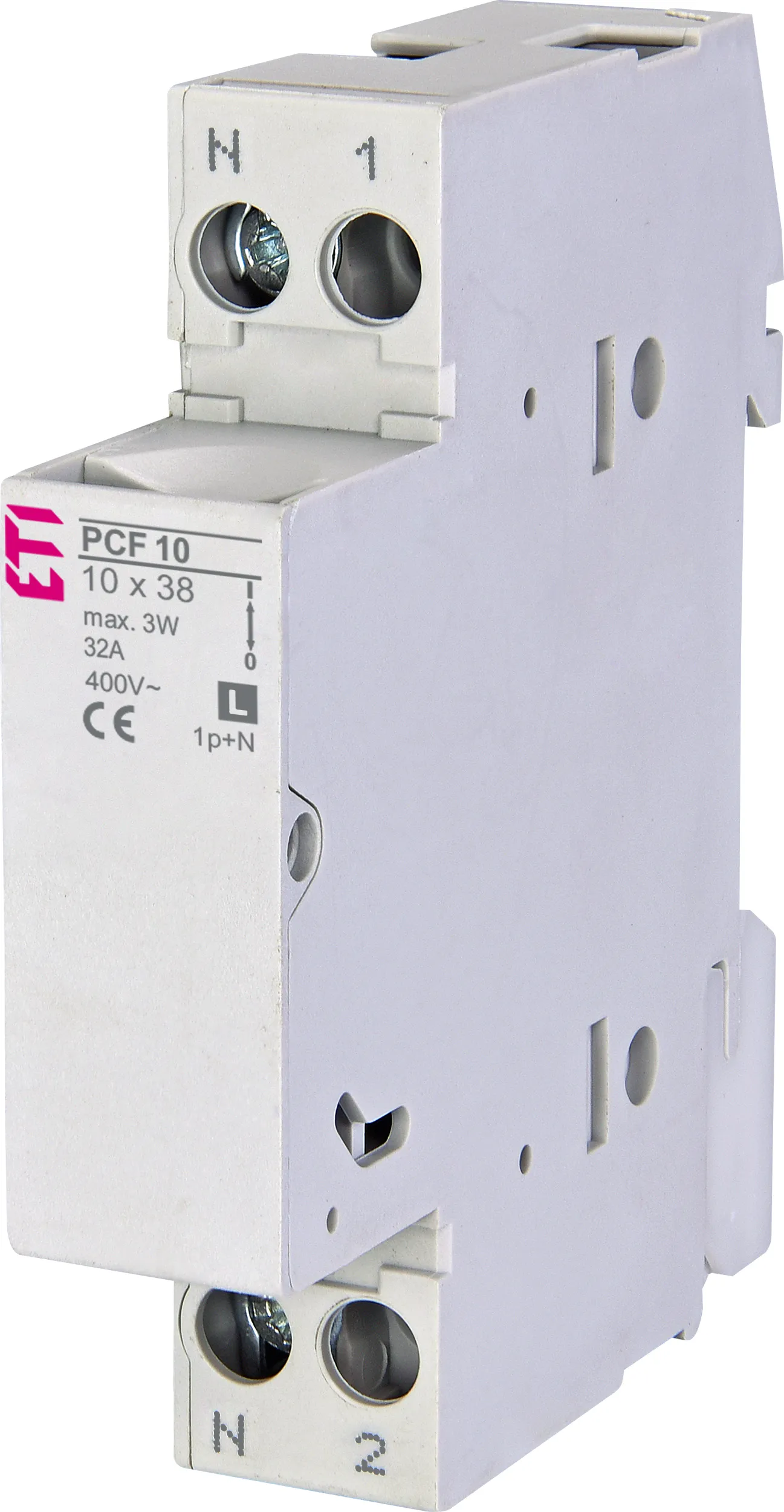 Drošinātāju blokslēdzis PCF 10 1p+N L 002551002