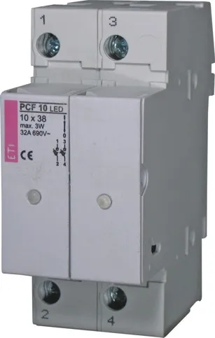 Drošinātāju blokslēdzis PCF 10 2p L 002551003