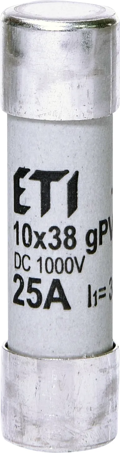 Drošinātājs CH10x38 gPV 25A/1000V DC 002625139