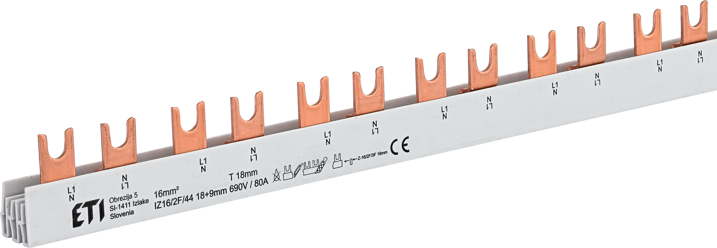 Cu kopne IZ16/2F/44 18+9mm 002921233