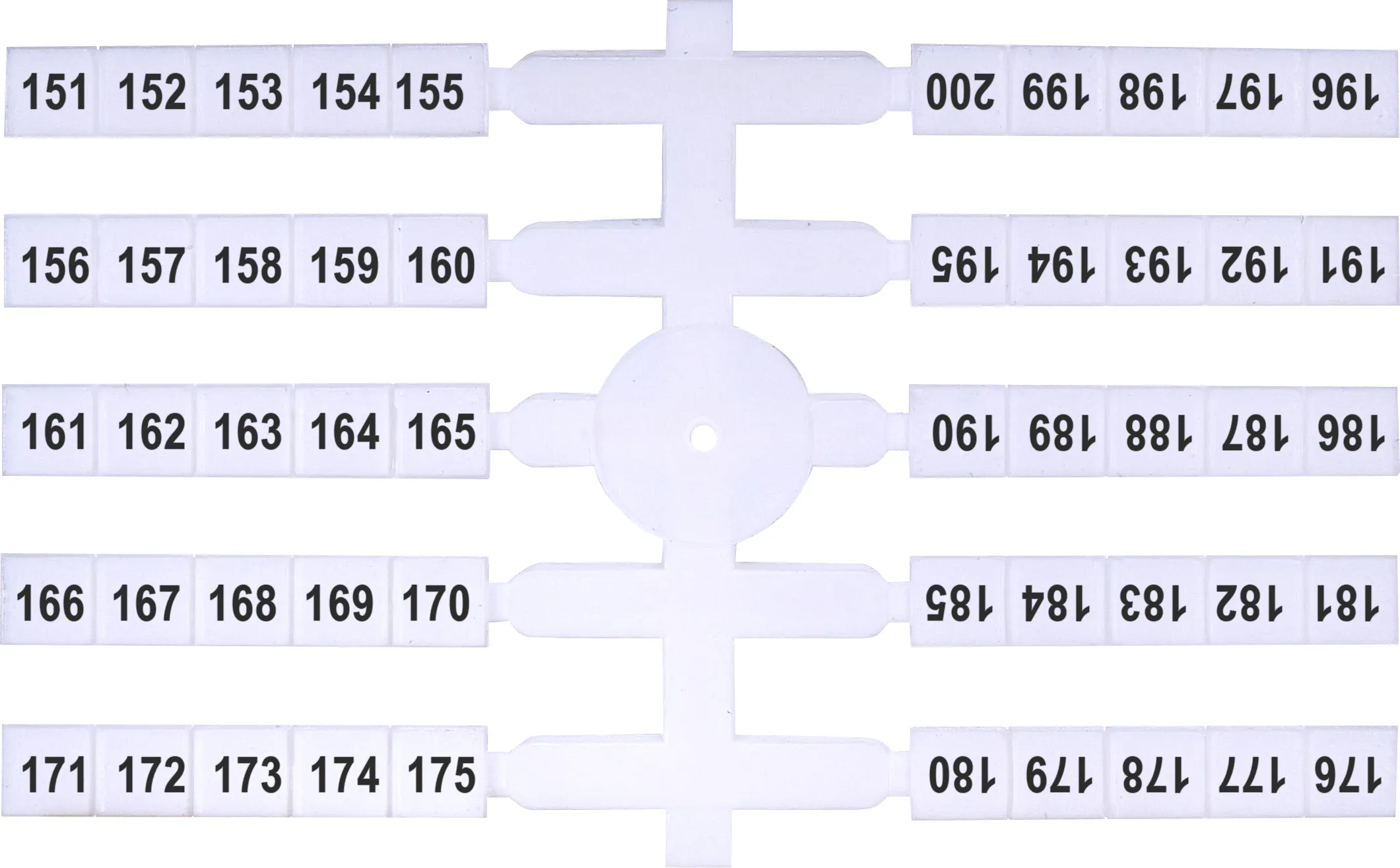 Montāžas stiprinājumi EO3 151-200 (x200) 003901778