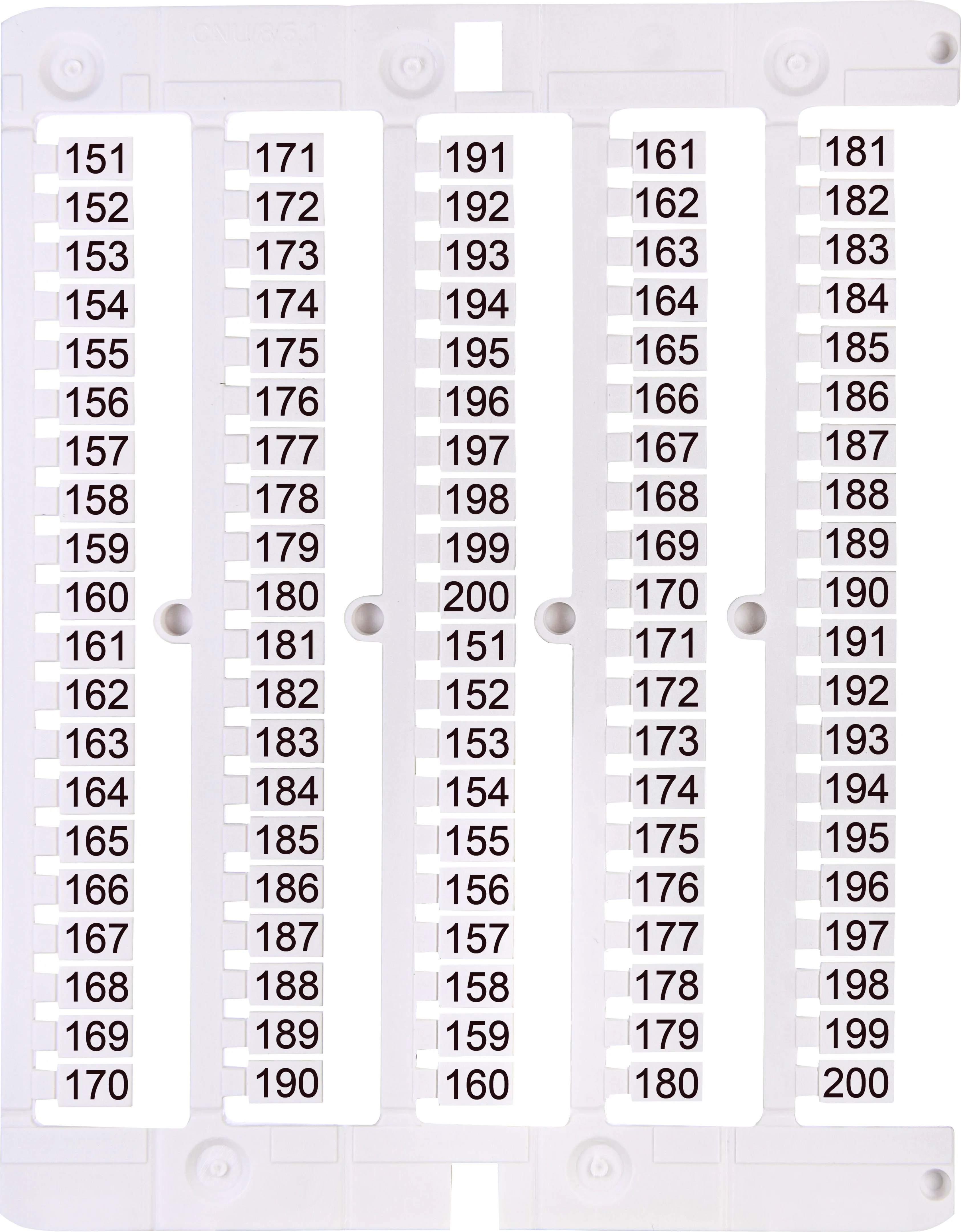 Apzīmējuma plate ES-NU0851151 003903080