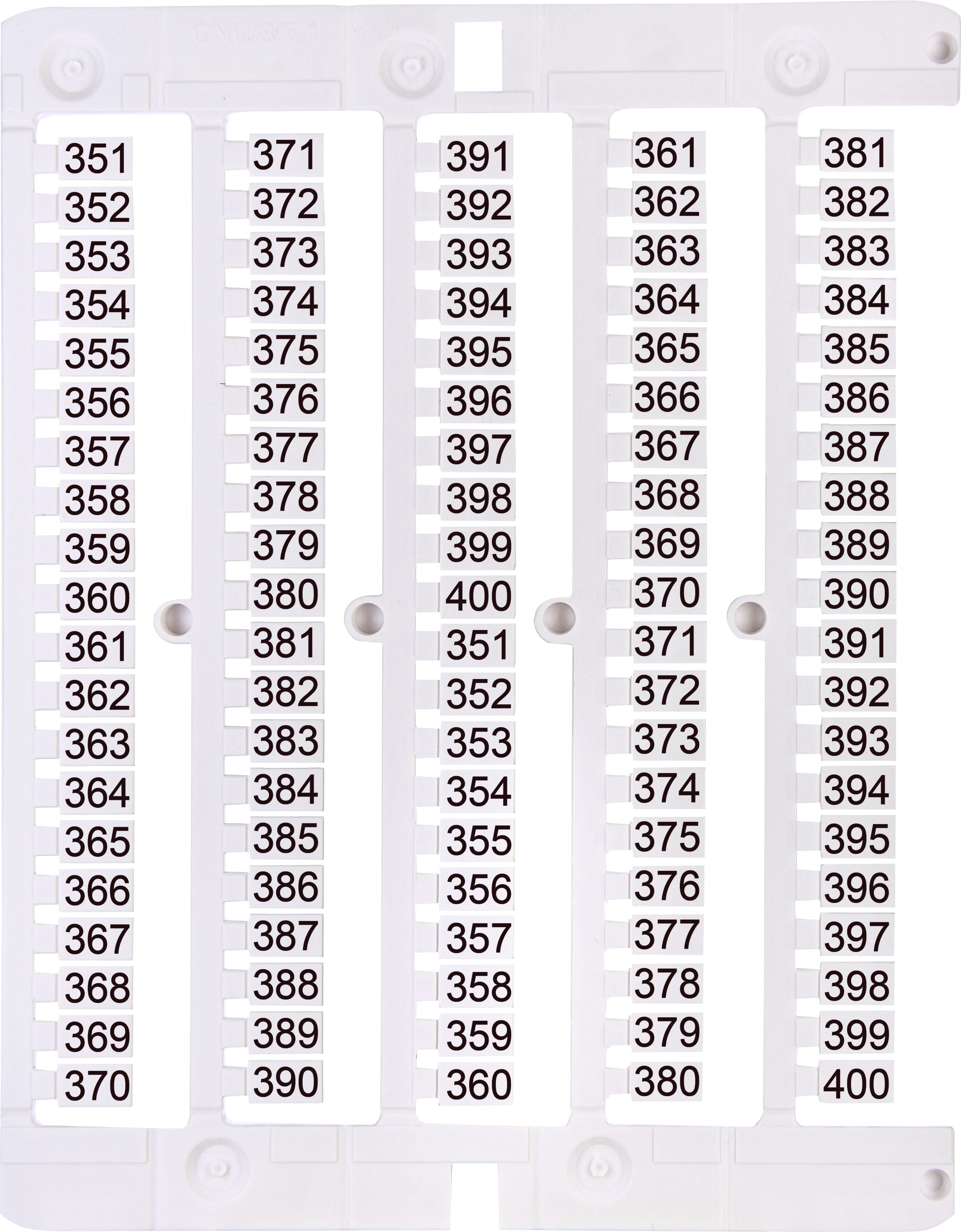 Apzīmējuma plate ES-NU0851351 003903084