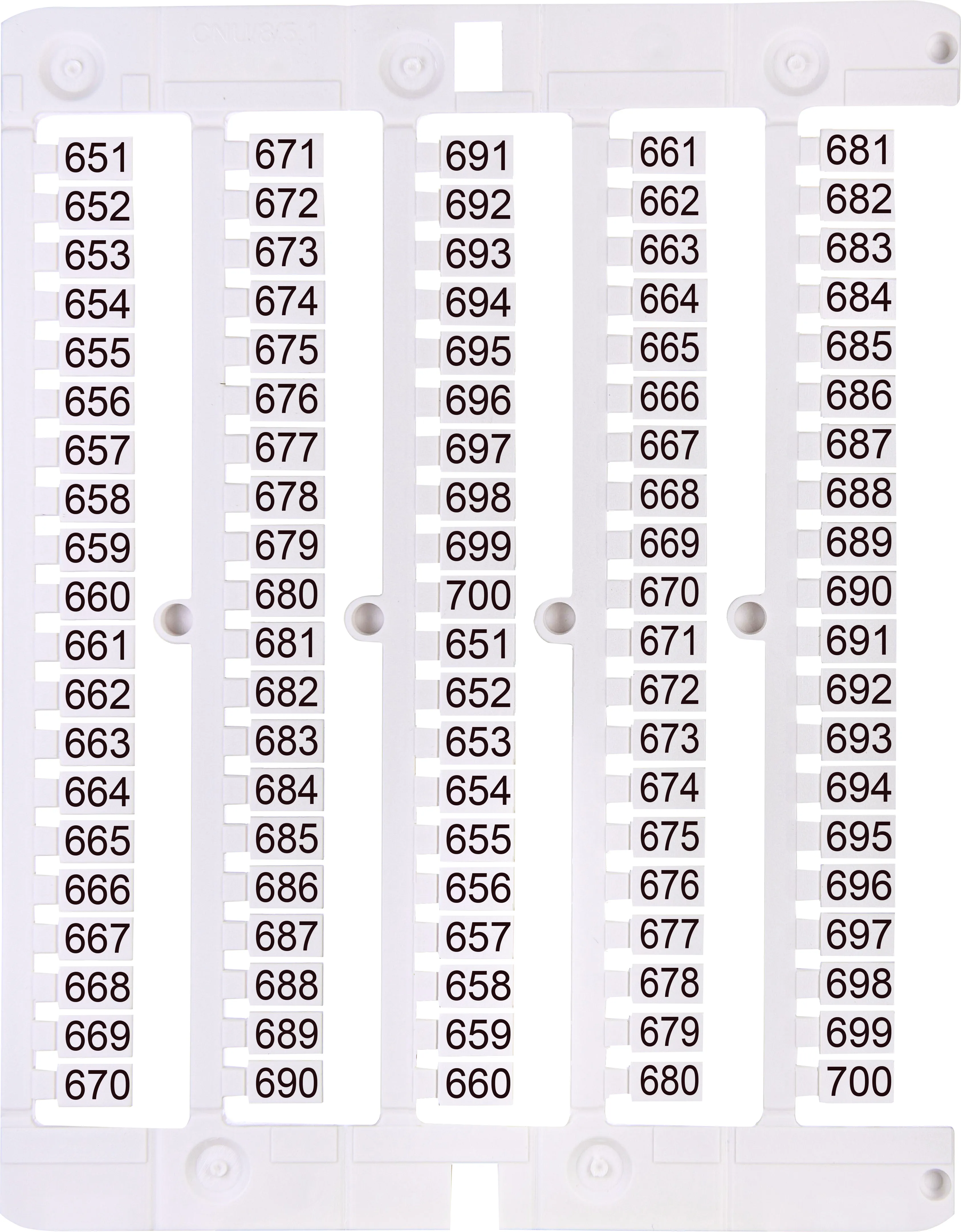 Apzīmējuma plate ES-NU0851651 003903090