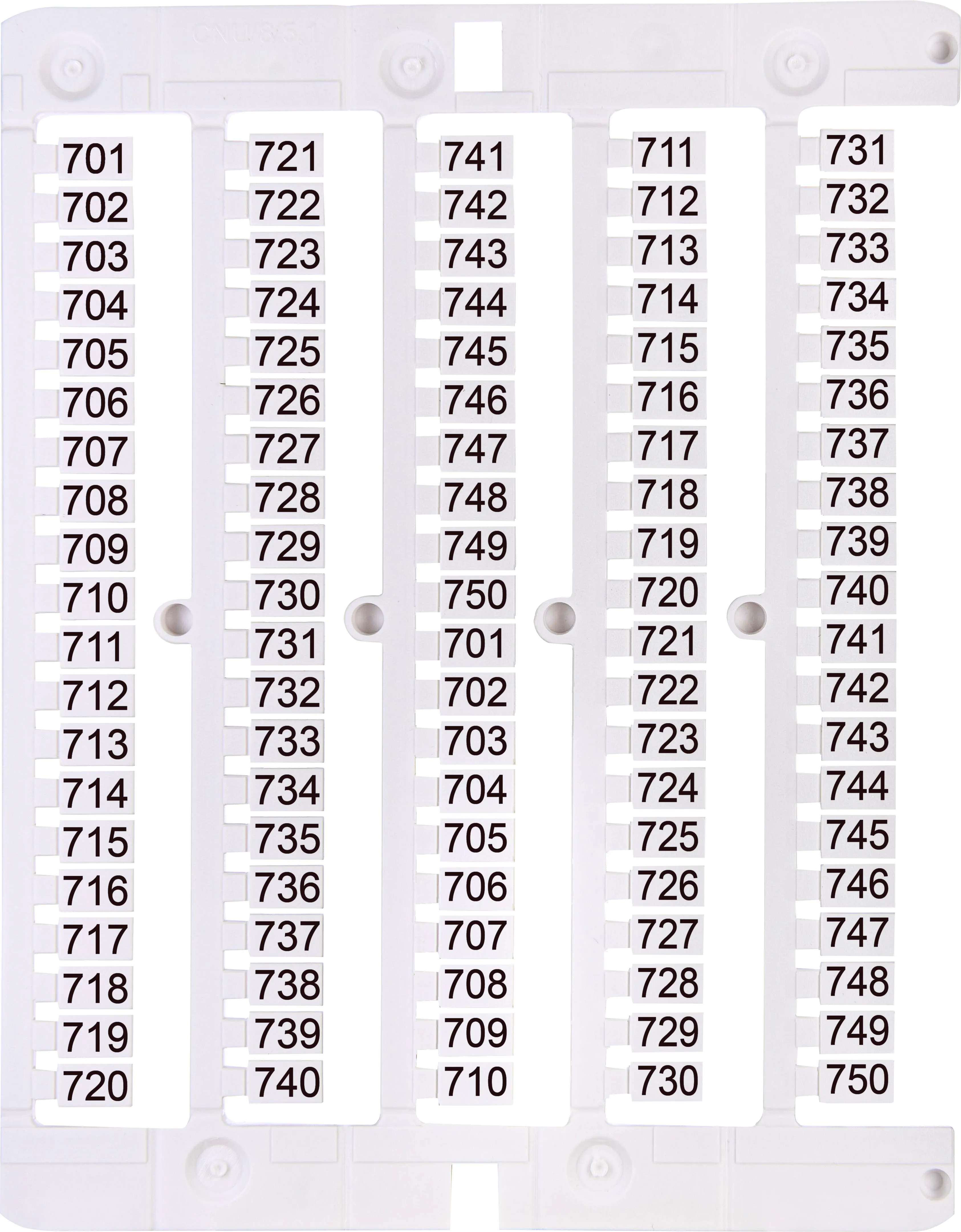 Apzīmējuma plate ES-NU0851701 003903091