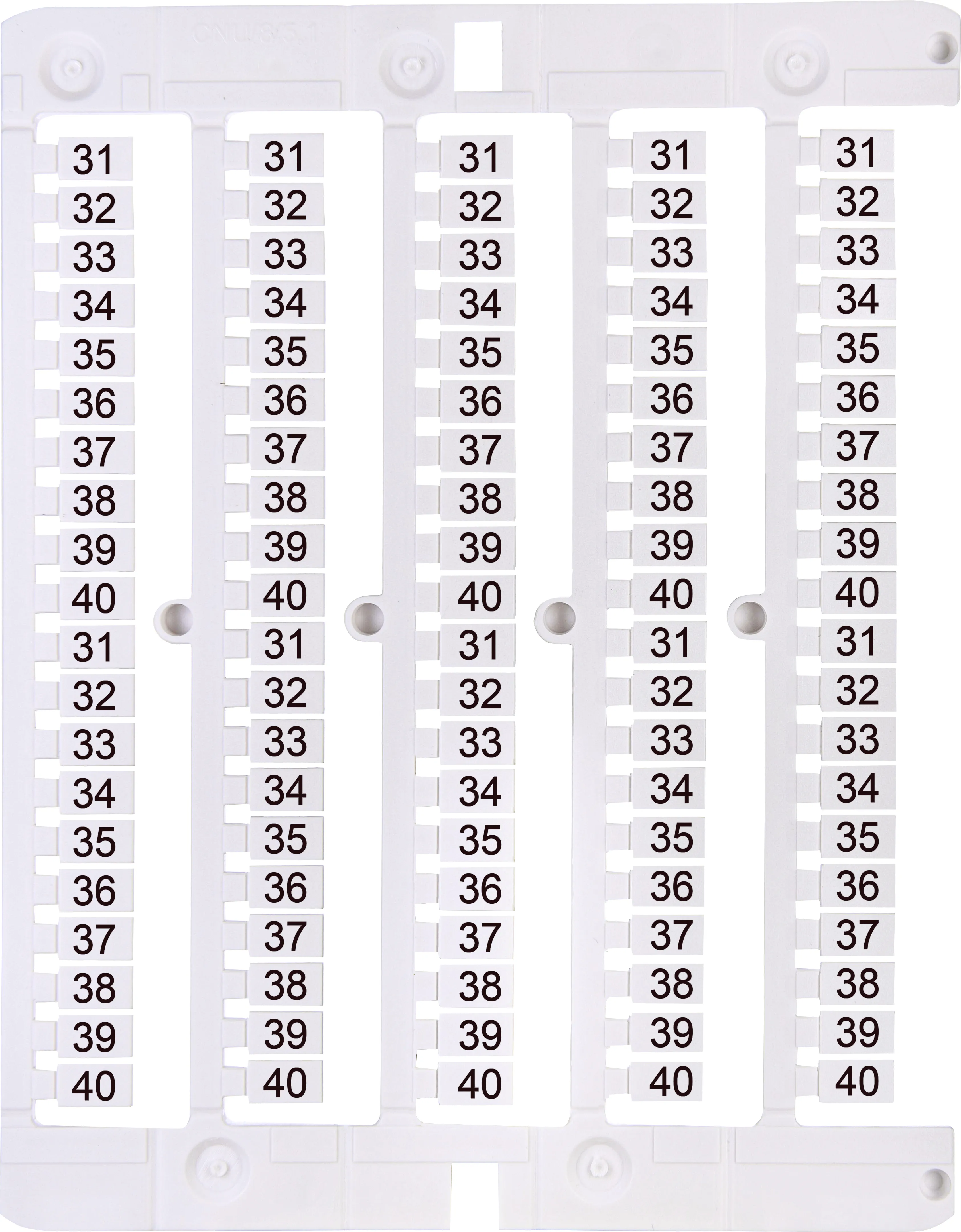 Apzīmējuma plate ES-NU0851540 003903100