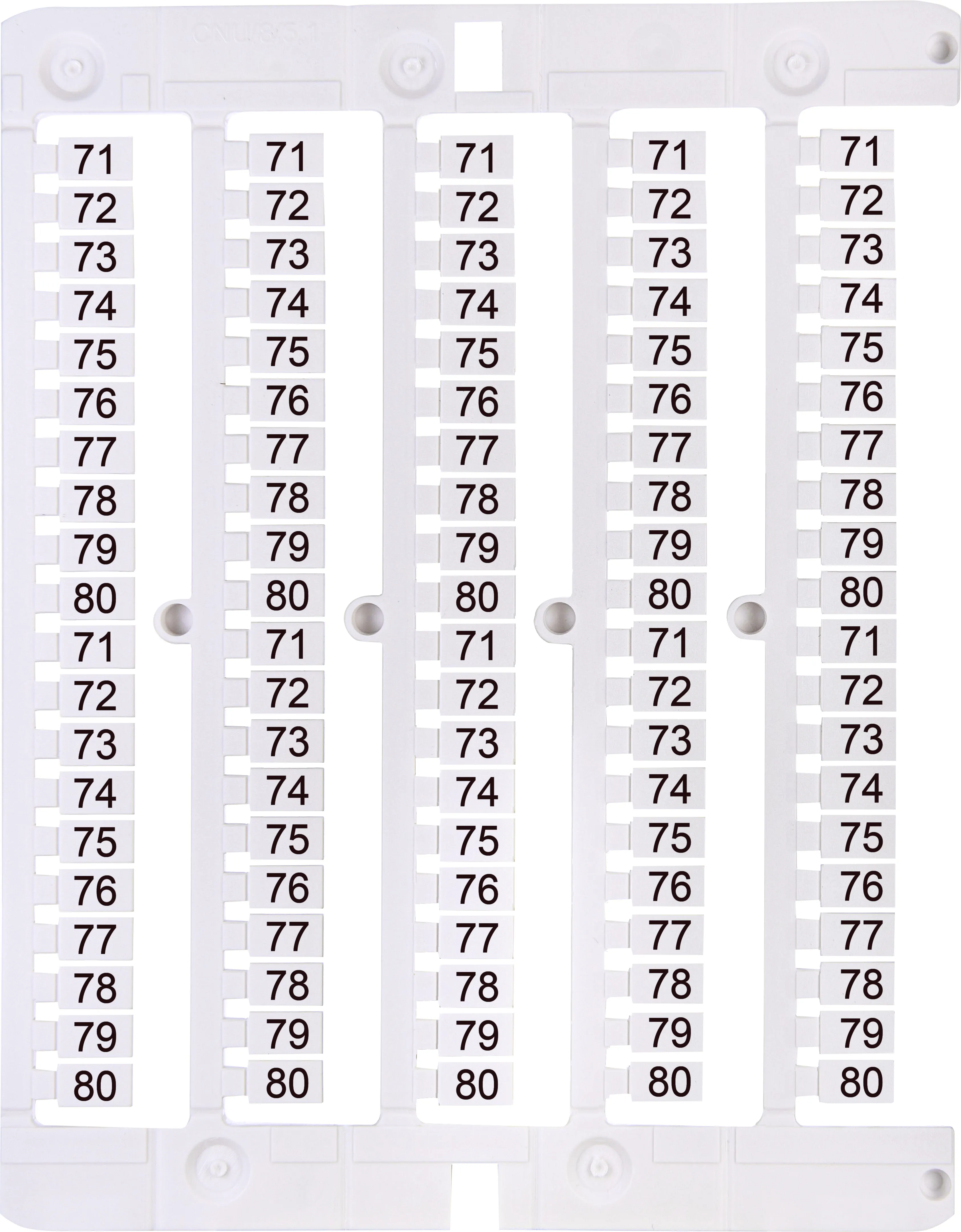 Apzīmējuma plate ES-NU0851580 003903104