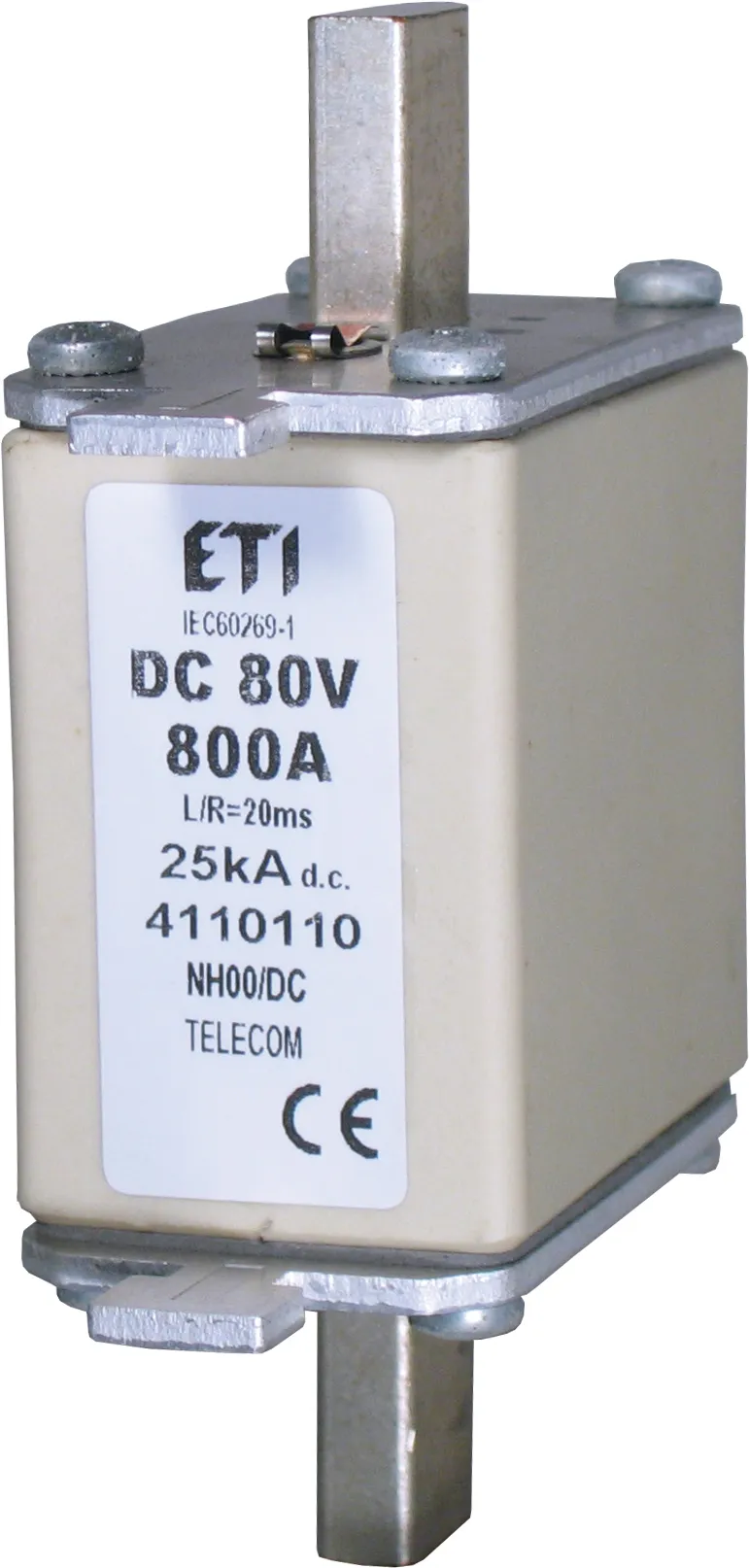 Drošinātājs NH00 200A/80V DC 004110120
