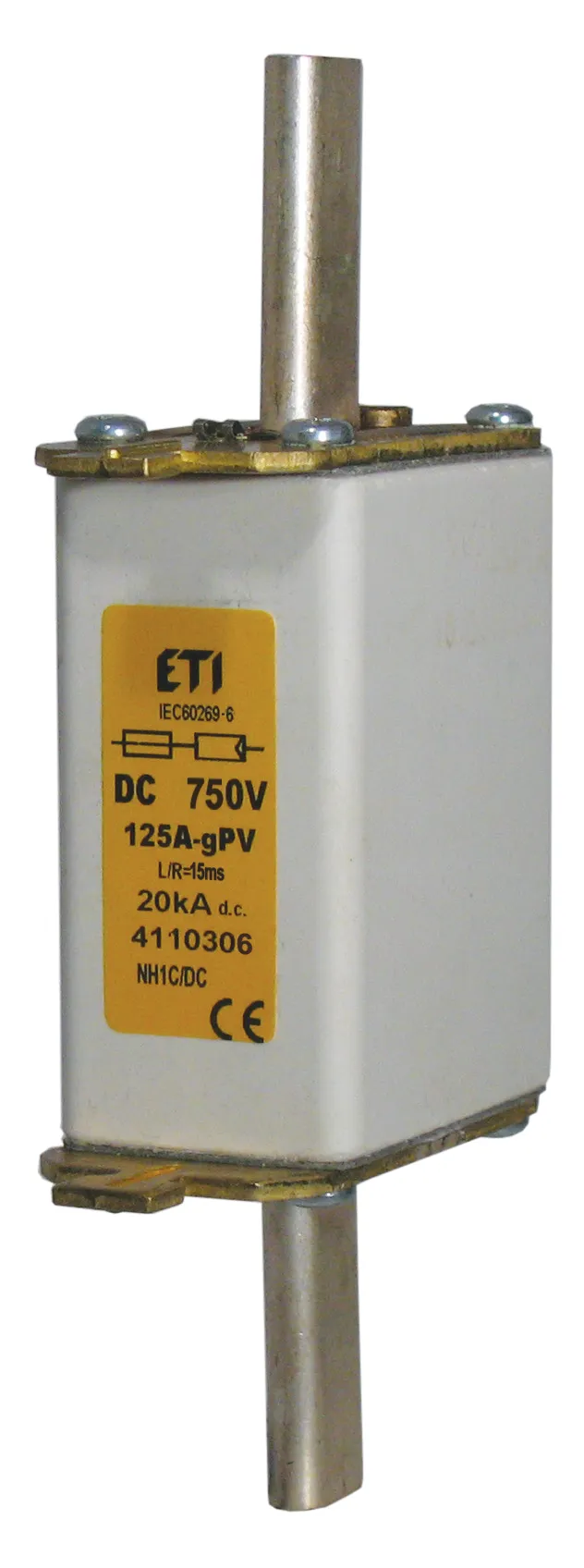 Drošinātājs NH1C gPV 63A/750V DC 004110303