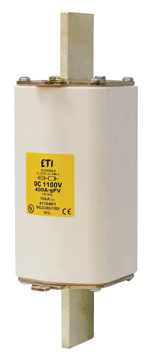 Drošinātājs NH1XL gPV 63A/1100V DC UL 004110391