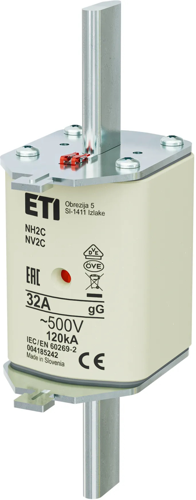 Drošinātājs NH2C gG 32A/500V 004185242