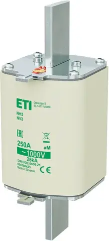 Drošinātājs NH3/85 aM 250A/1000V 004186435