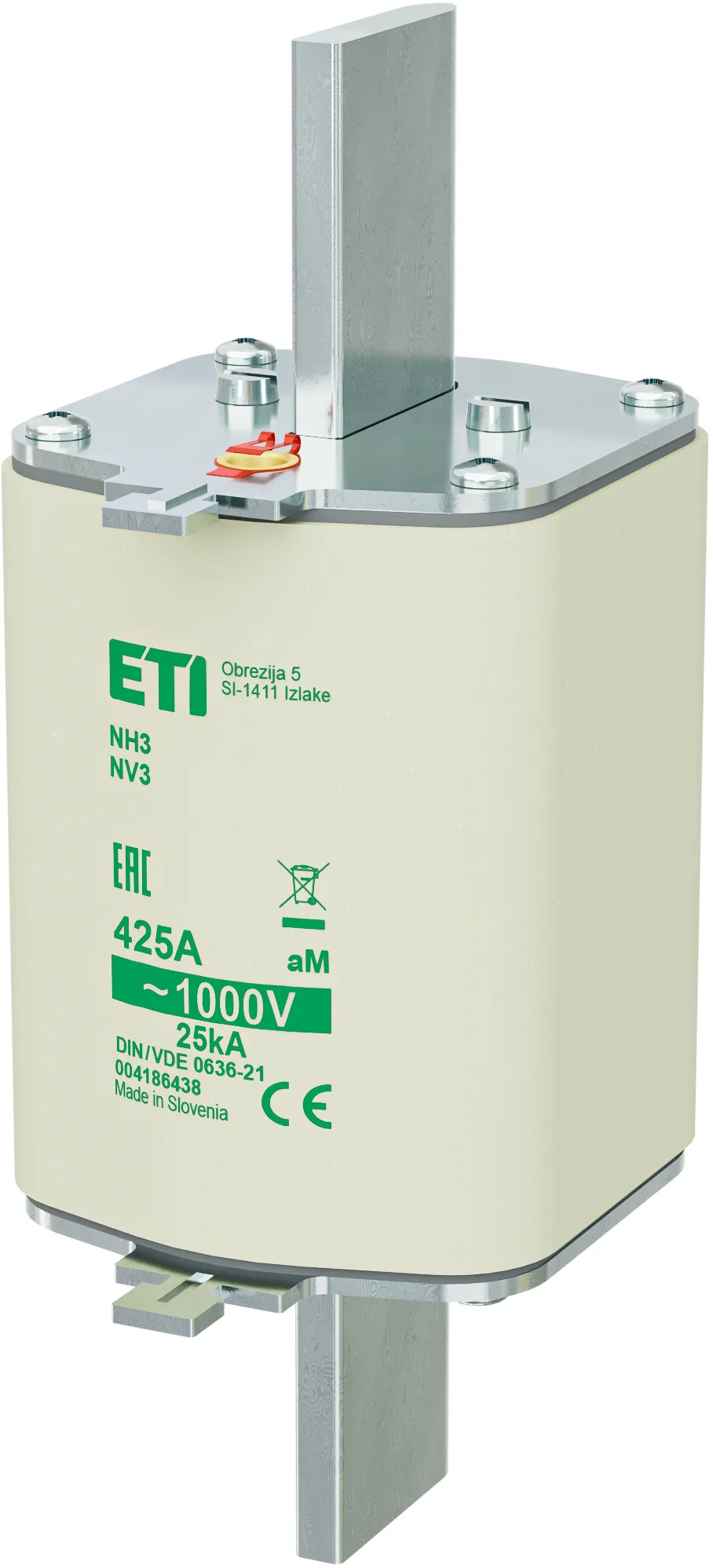 Drošinātājs NH3/85 aM 425A/1000V 004186438