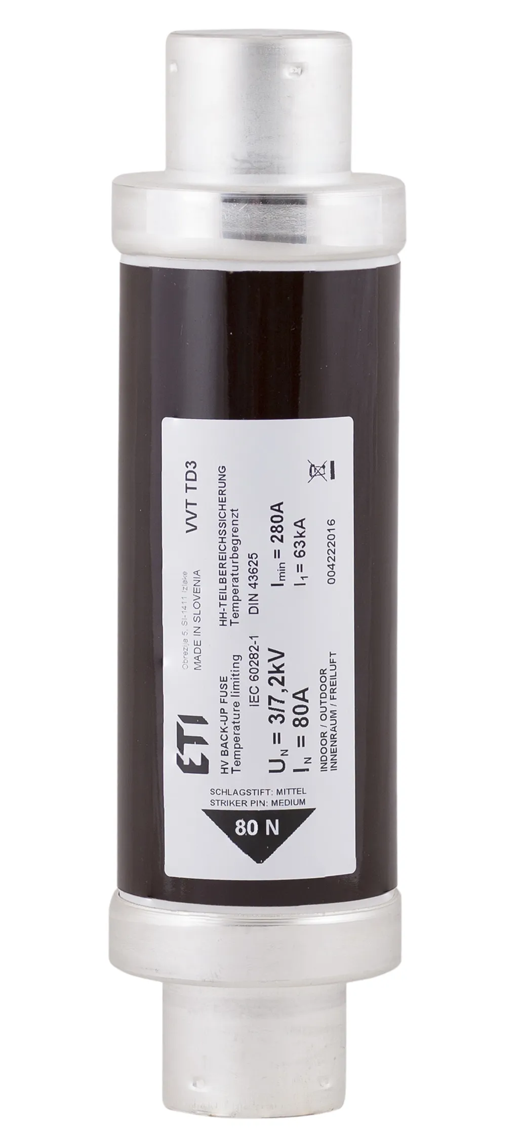 Drošinātājs VVC3 7,2kV/200A 292 004220520