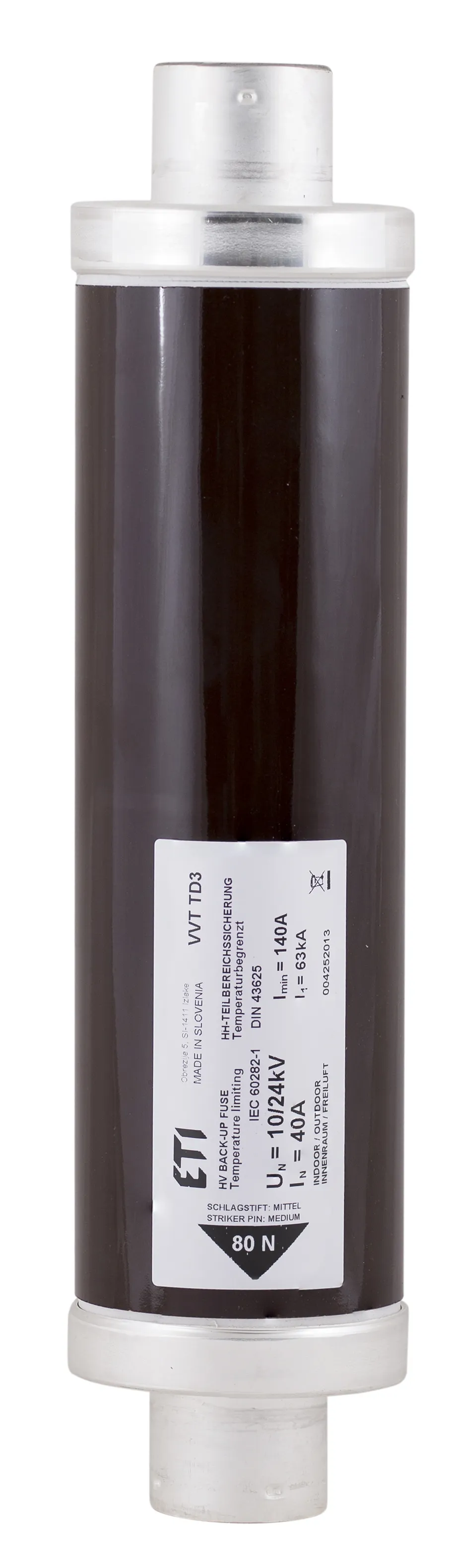 Drošinātājs VVC3 24kV/6A 292 004250105