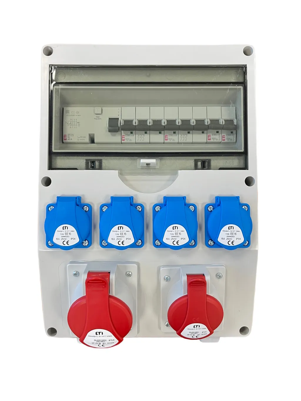 Sadalošais panelis EDS12 RCD 4S/2 16/32 B 004483509