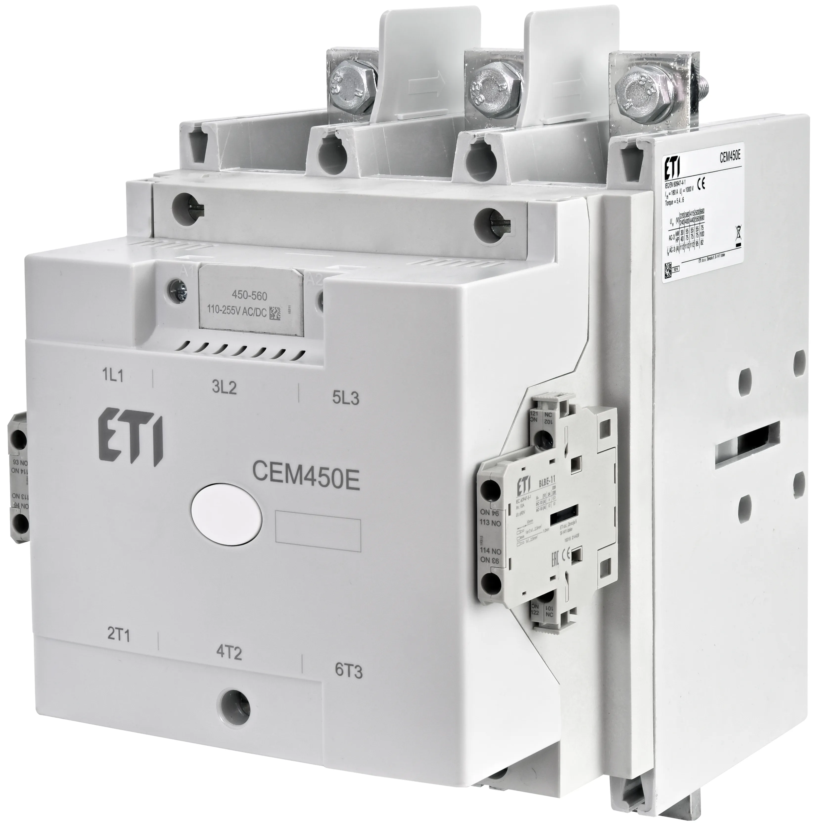 Dzinēja kontaktors CEM450E.22-255V-AC/DC 004656306