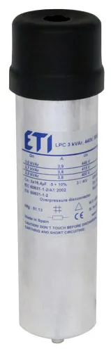 Kondensators LPC 4 kVAr, 480V, 50Hz 004656732