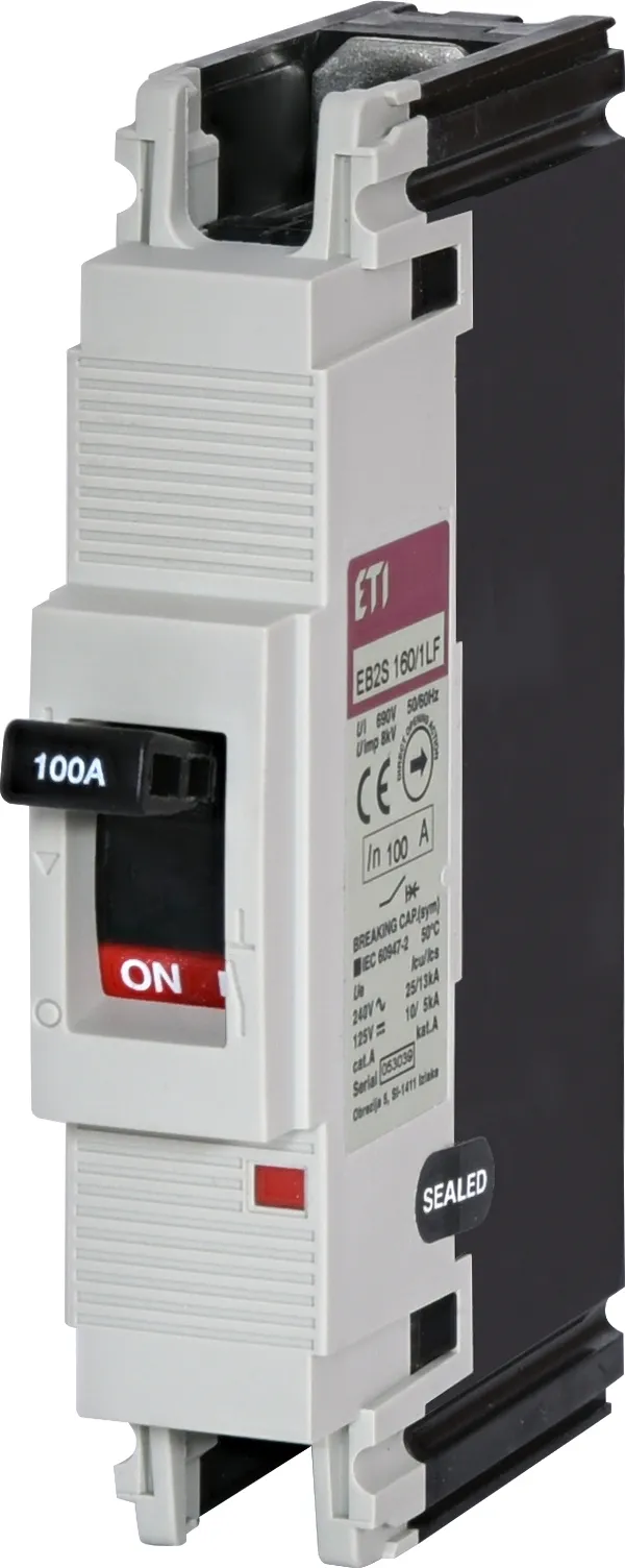 Rūpnieciskais automātslēdzis EB2S 160/1LF 100A 1p 004671009