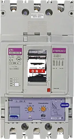 Rūpnieciskais automātslēdzis EB2 400/3E 250A 3p 004671111