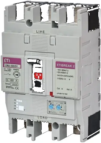 Rūpnieciskais automātslēdzis EB2 630/3VE 630A 3p 1100V 004671380