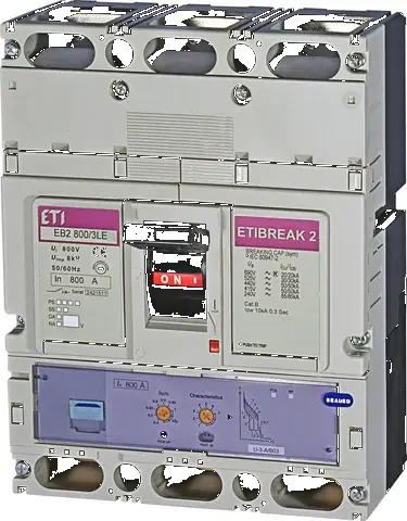 Rūpnieciskais automātslēdzis EB2 800/3LE 800A 3p 004672180