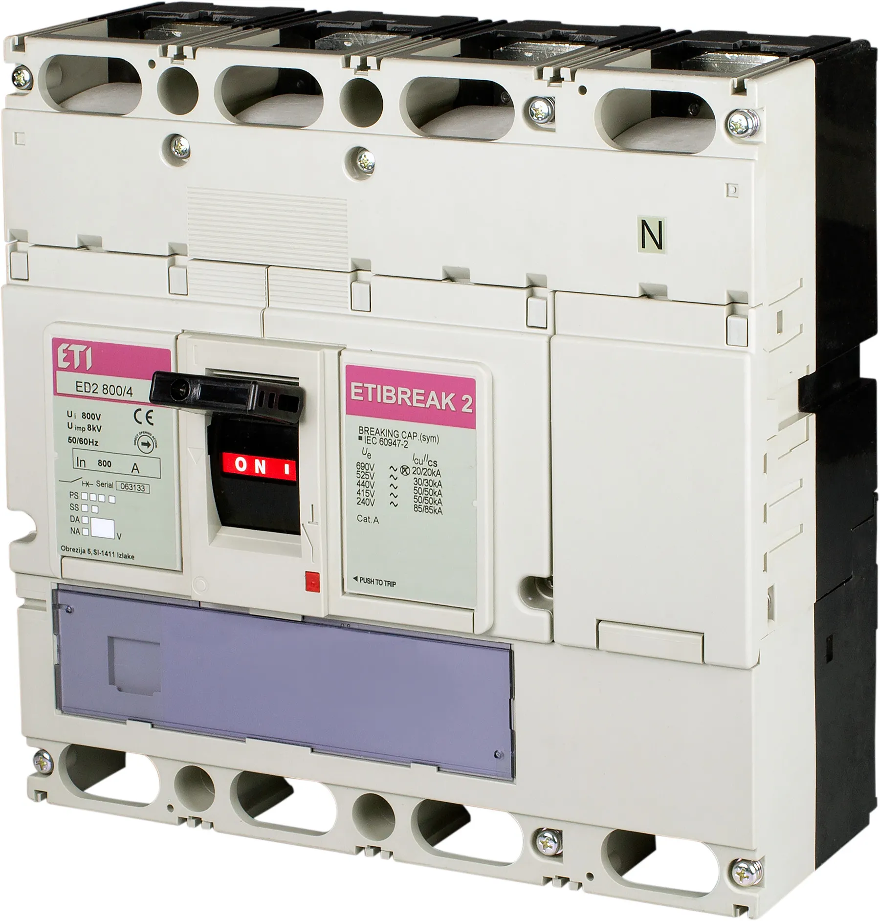 Blokslēdzis ED2 800/4 004672380