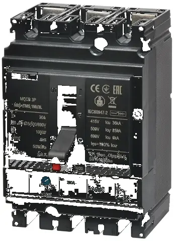 Rūpnieciskais automātslēdzis NBS-TMS 100/3L  20A 3P 004673001