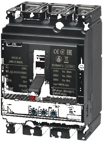 Rūpnieciskais automātslēdzis NBS-E 250/3L 250A 3P 004673079